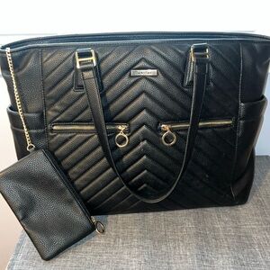 MinkeeBlue MINKEEBLUE NILAH TOTE BAG w/removal wallet